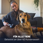 3-in-1 Hunde Staubsauger Bürste